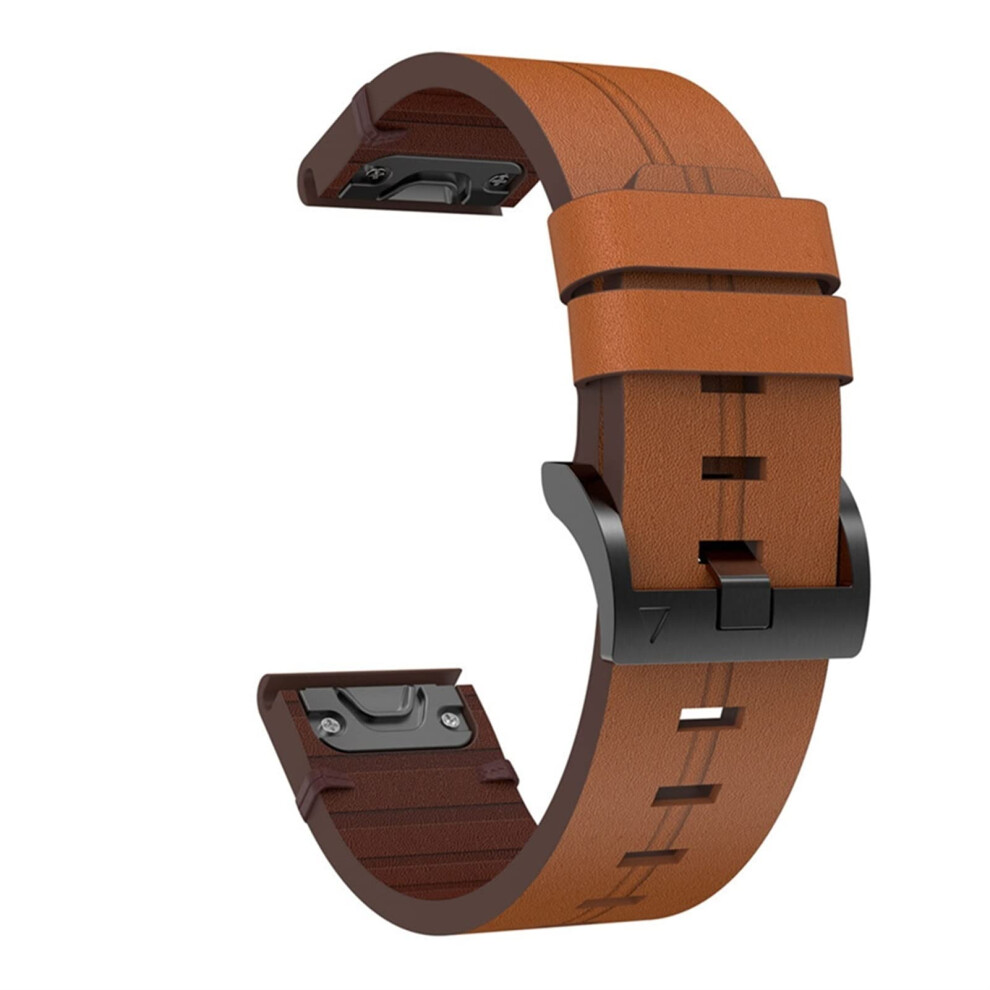 Quickfit Band 26Mm Leather For Garmin Fenix 7X, Tool, Color 27, Adjustable Fit 9330225405139