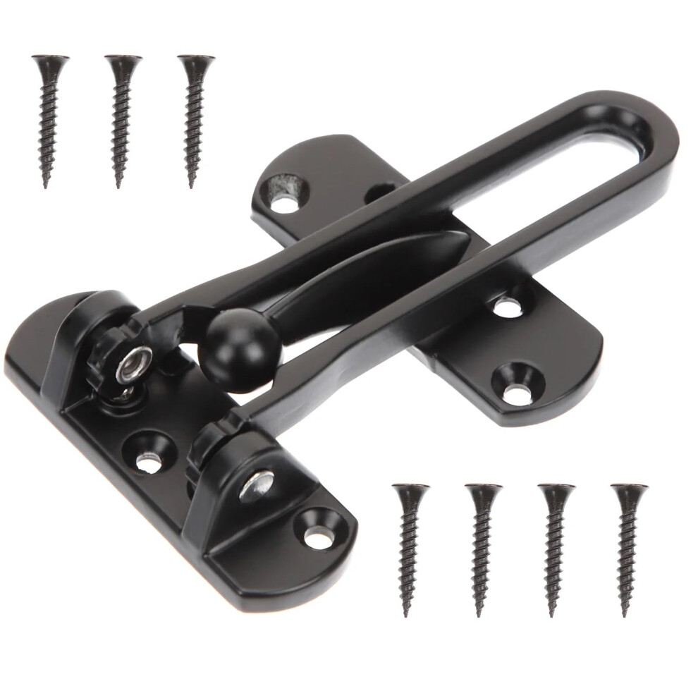 Door Security Lock 6Pcs Zinc Alloy Swing Bar Guard Heavy Duty ChildSafe Interior Door Safety