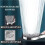 Pressure Rainfall Shower Head 13CM with 3 Spray Modes Large Flow Water Saving Grey 5