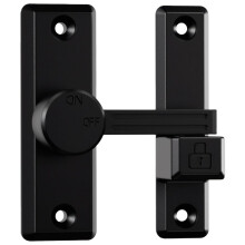 Heavy Duty Alloy Sliding Door Lock with 90/180 Degree Latch for Enhanced Home Security