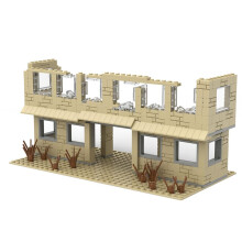 WW2 Military Building Set 279 Pieces Realistic Ruins Design Compatible Battlefield Diorama Kit