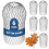 Gutter Guard 6 Pack Leaf Filter for Downspouts, HeavyDuty Aluminum Mesh, Reduce Gutter Clogs 1