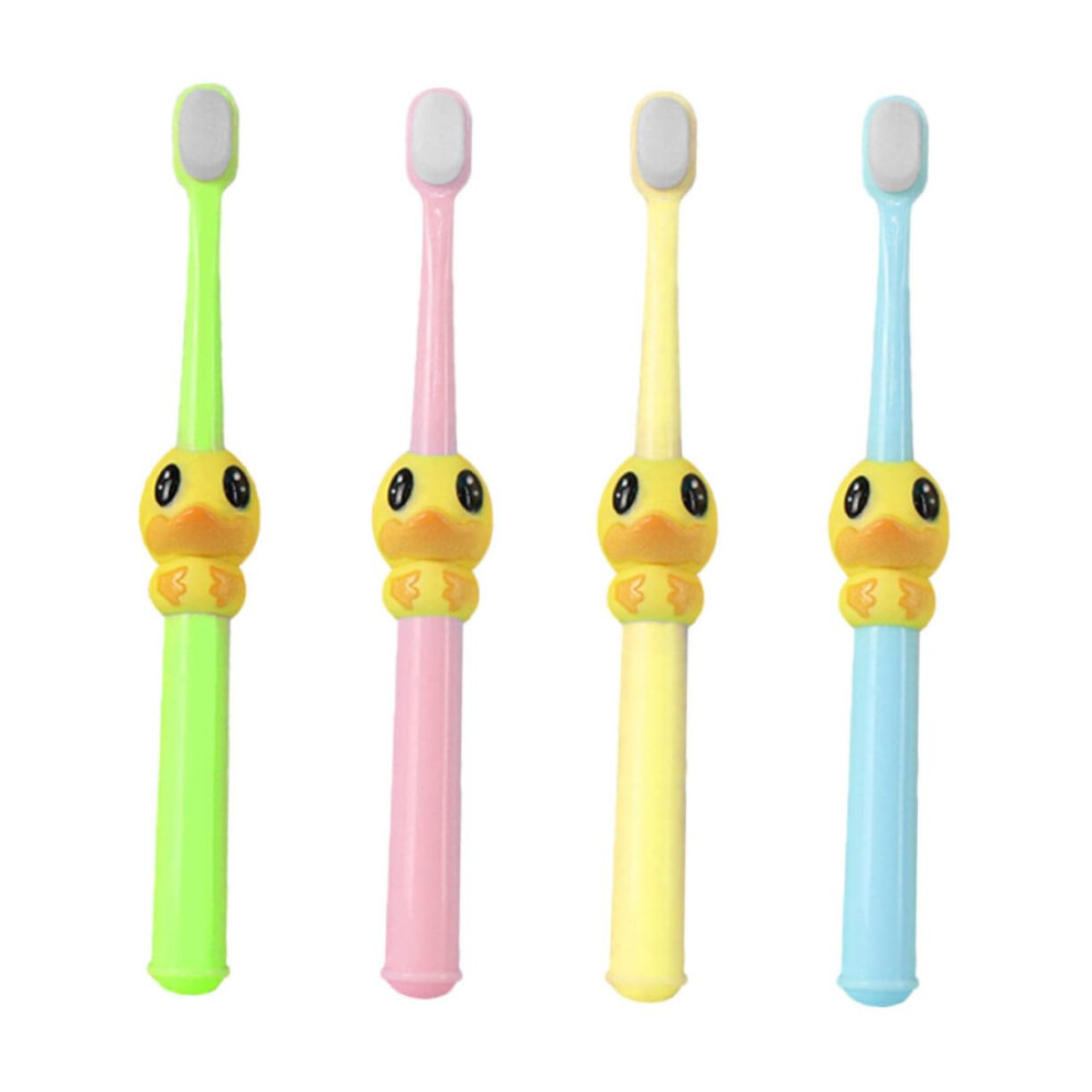 Extra Soft Toothbrush Pack of 4 with Ergonomic Handle and Gentle Bristles for Sensitive Teeth