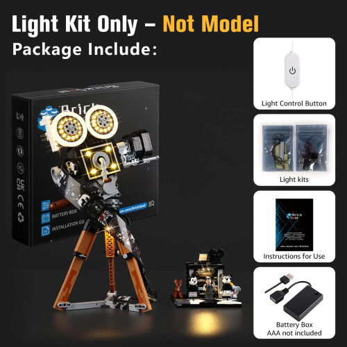 Light Kit for  43230 with Touch Brightness Control, Hidden Wire Design, USB or Battery Powered Adjustable LED Lighting 1