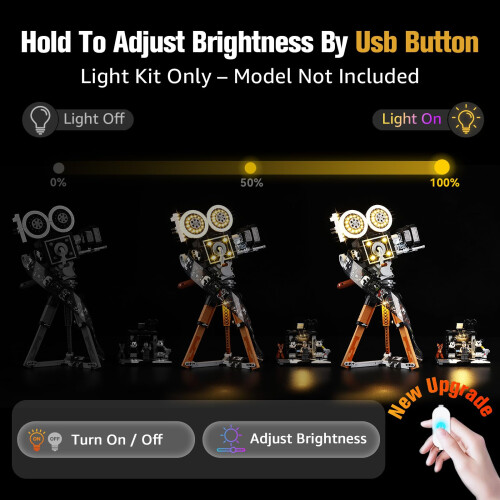 Light Kit for  43230 with Touch Brightness Control, Hidden Wire Design, USB or Battery Powered Adjustable LED Lighting 2