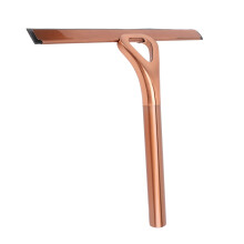Shower Squeegee 304 Stainless Steel Antique Bronze with Silicone Blade for Streak Glass Cleaning