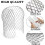 12 Pack Aluminum Gutter Guards with Expandable Downspout Strainers, Rustproof Mesh for Clog Prevention 3