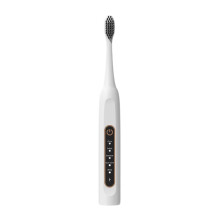 Electric Toothbrush USB Rechargeable Sonic with 5 Modes 10000 RPM Ultra Soft Bristles White