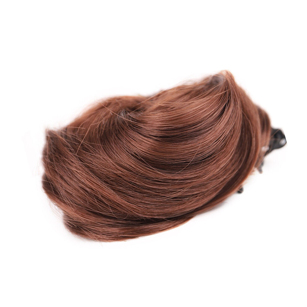 Unisex Messy Bun Clip-In Hair Extension, Natural Ponytail, 70X70x40mm