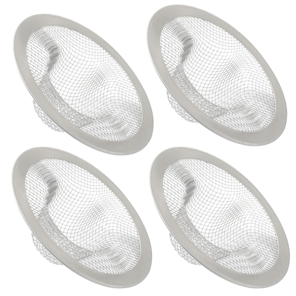 4 Pack Kitchen Sink Strainer 2.75 Inch Stainless Steel Drain Filter With Fine Mesh Clog Prevention 9092120686012