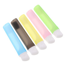 5pcs Travel Toothbrush Set Soft Bristles Folding Design with Covers for Camping and Trips