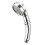 Pressure Handheld Shower Head with 3 Spray Modes and Water Saving Pause Switch, Silver 1