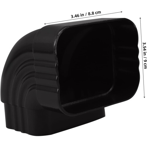 Aluminum Gutter Elbow 90 Degree Downspout Connector Adapter for Easy Installation and Durability 1