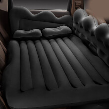 Car Air Mattress for Hyundai Palisade SUV, Thickened Flocking DoubleSided Bed with Pump and 2 Pillows