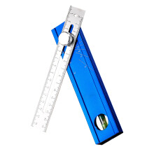 Woodworking Scribe Tool with Adjustable Multi Angle Measuring Gauge and Builtin Bubble Level for Carpentry