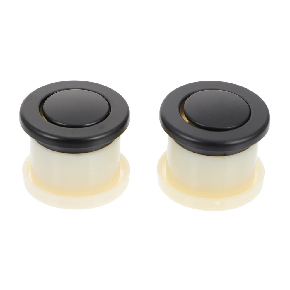 2Pcs Cabinet Pull Handles Retractable Spring Hidden Drawer Knobs Zinc Alloy Spacesaving Design 9092120689297