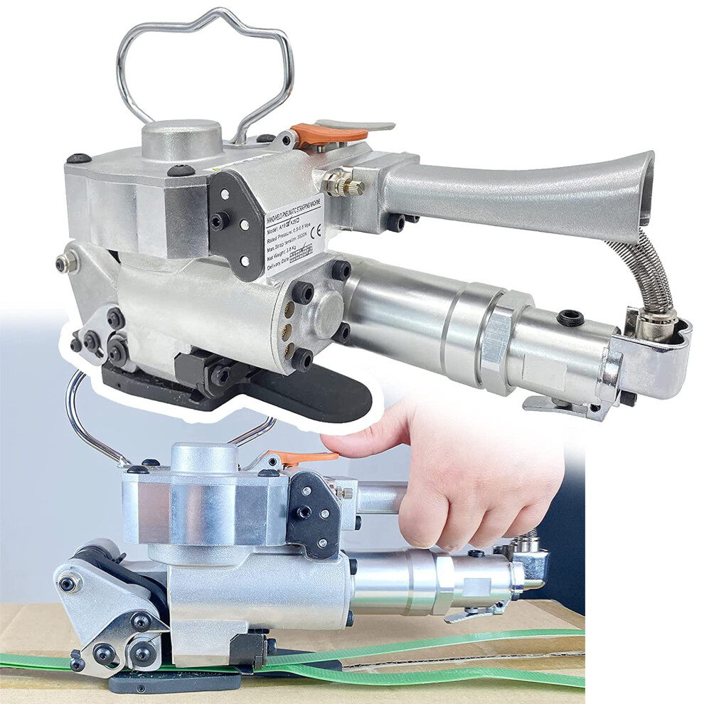 19Mm Pneumatic Strapping Tool 3500N Tension For Pp Pet Bands With Durable Alloy Construction 9053599271109