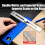 Woodworking Marking Tool with BuiltIn Bubble Level, Adjustable MultiAngle Scriber Measuring Gauge 3