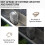 8 Pack Expandable Aluminum Gutter Guard Downspout Filter for Preventing Clogs and Leaf Protection 4
