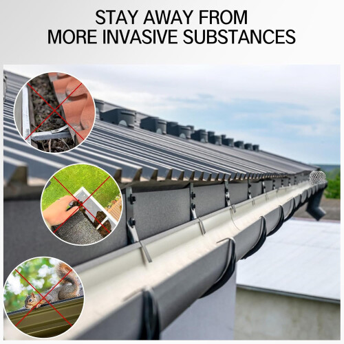 8 Pack Expandable Aluminum Gutter Guard Downspout Filter for Preventing Clogs and Leaf Protection 1