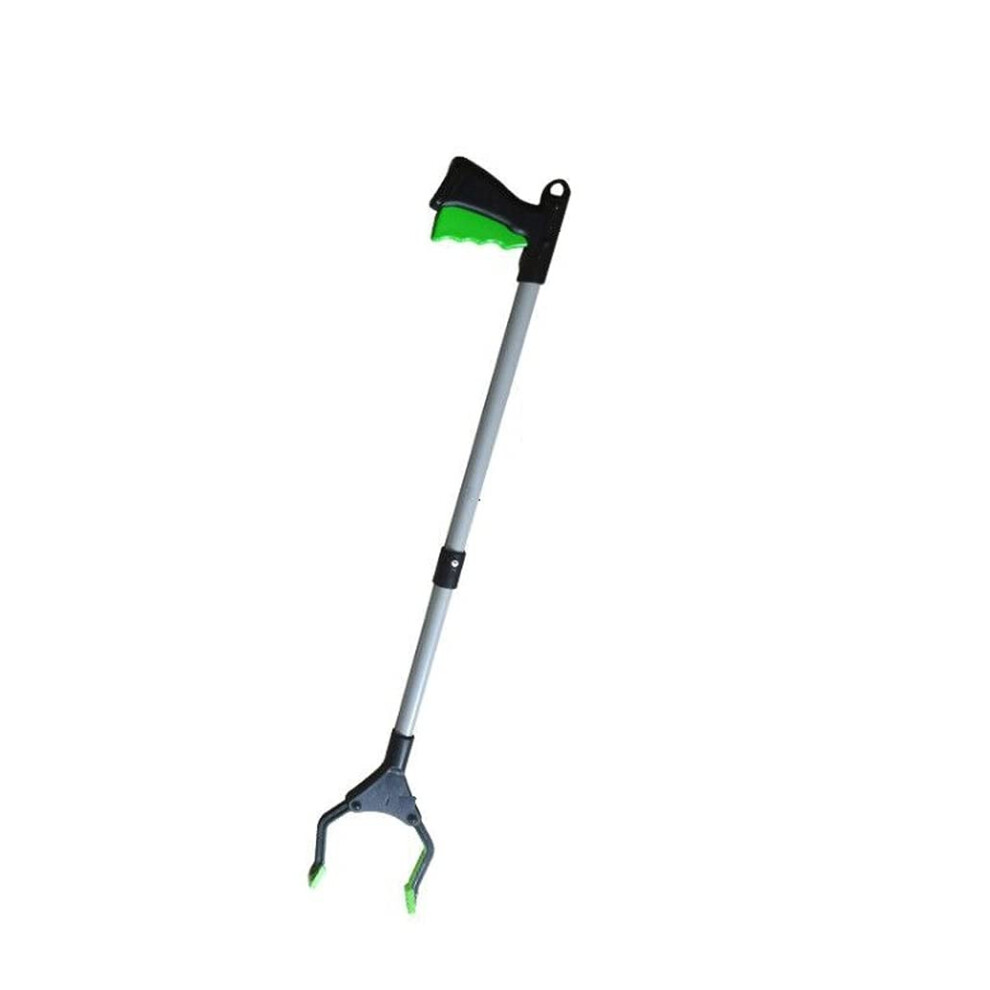 31 Inch Foldable Litter Picker with Rotating Rubber Gripper, Lightweight Long Reach Grabber Tool