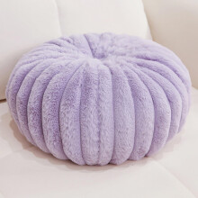Purple Pumpkin Throw Pillow, Soft Plush Chair Cushion with Decorative Design for Sofa or Bed