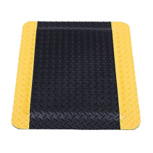 Anti Fatigue Floor Mat 60x70cm Heavy Duty Antistatic Non Slip Workstation Mat with Yellow Border