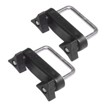 2PCS Car Roof Rack Clamps Universal Roof Rail Mounts for Secure Cargo Attachment