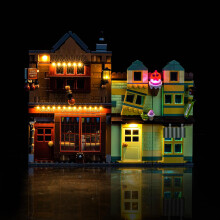 LED Light Kit for 76452 Quidditch Supplies and Ice Cream Parlour Display, Soft Even Glow
