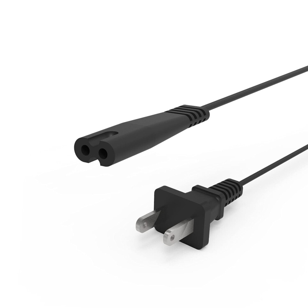 Mini Fridge Power Cord 2 Prong Ac Cable Replacement 5Ft Ul Listed For Cooluli And Astroai 9073542288800