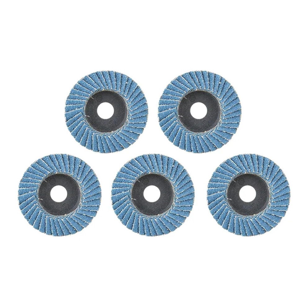 5Pcs 2 Inch Zirconia Flap Disc 80 Grit For Angle Grinder, Fast Material Removal And Long Life 9174973793977