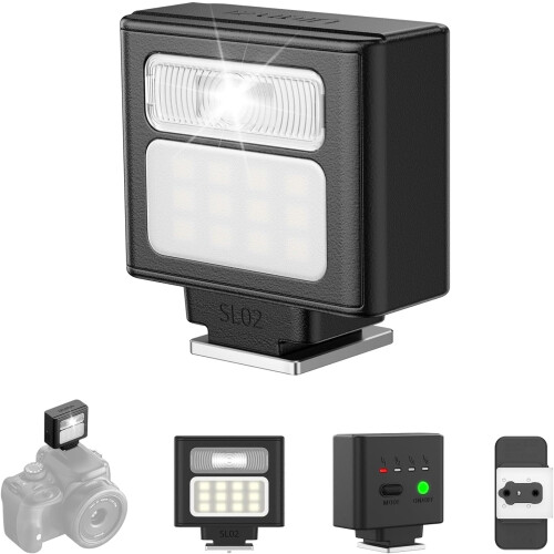 Mini Camera Speedlite SL03 External Flash for Sony Canon Nikon Fuji Panasonic 2