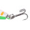 6# Leurre à couleur explosive, plastique ABS, hameçon de 5 cm 6