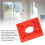 Woodworking Measuring Tool Precision Offset Ruler with Level for Carpentry Doors and Windows 2