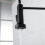 Matte Black Pull Down Kitchen Faucet with Dual Mode Spray, 360 Rotation, Solid Brass 3