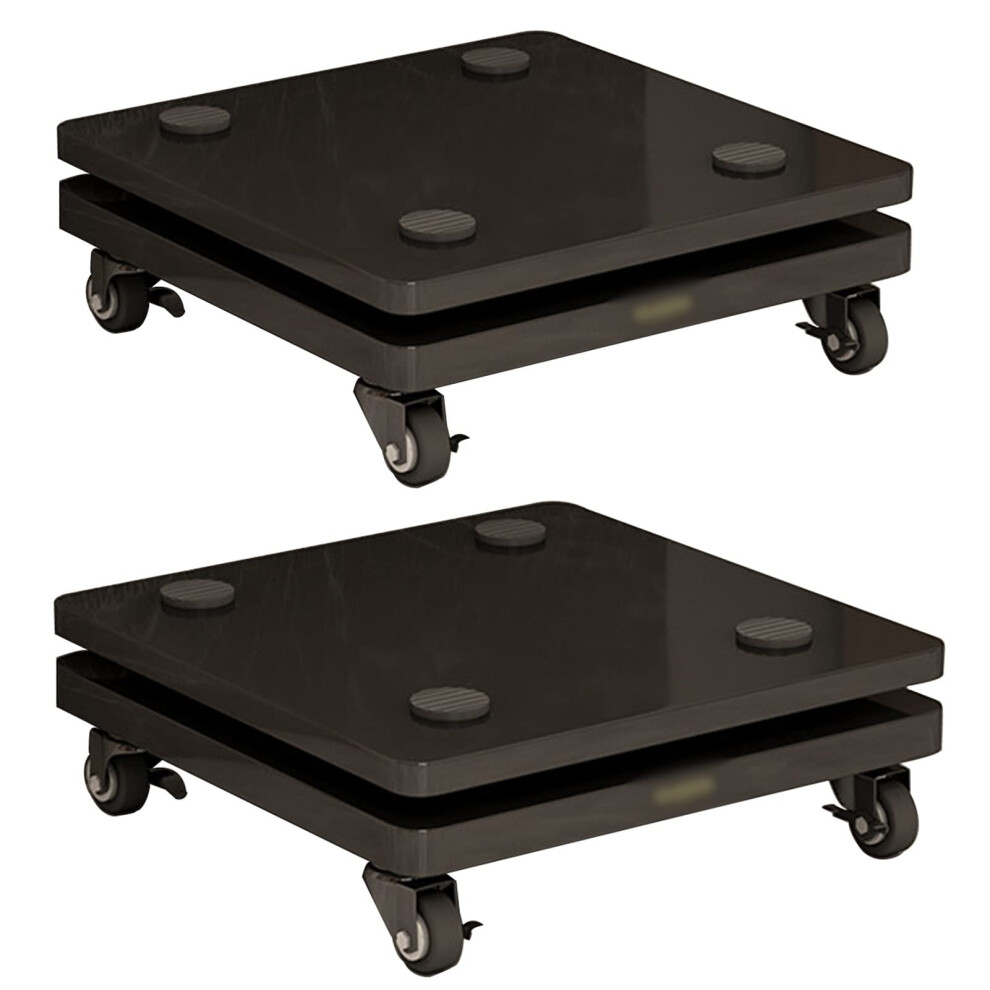 Adjustable Subwoofer Stand With Copper Spike Feet For Vibration Noise Reduction, 40X45cm Black 9092120711363