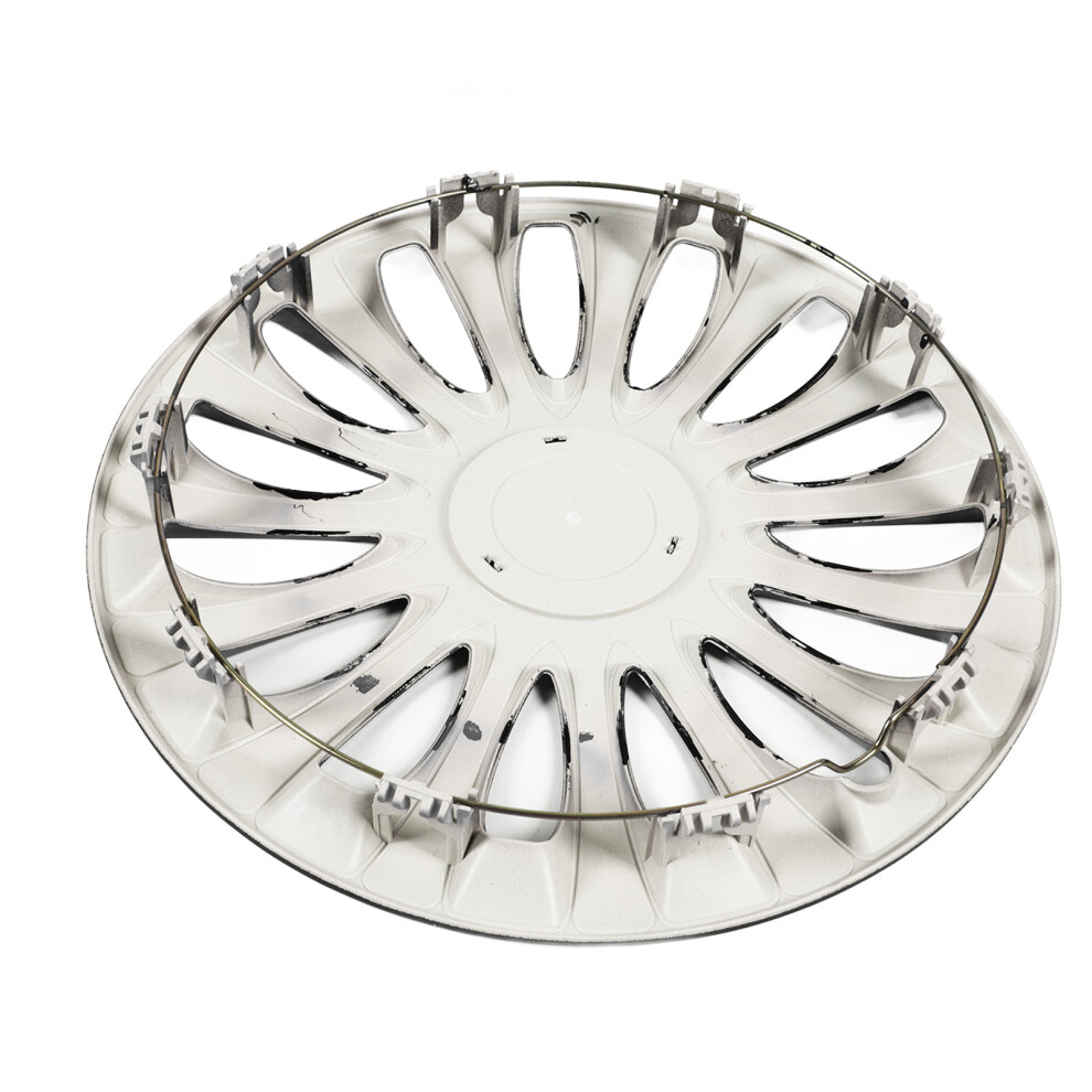 4X 15In Glossy Wheel Hub Caps Black 7055741606304