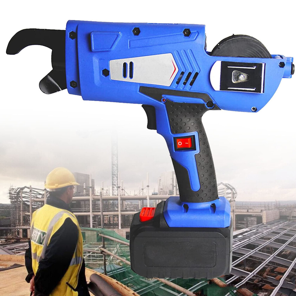 Rebar Tie Gun 834Mm Cordless Automatic Tying Tool With Laborsaving Ergonomic Design 9053599274377