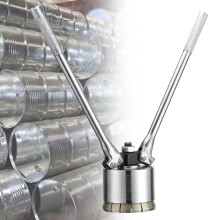 Oil Drum Cap Sealing Tool with 16Jaw Grip, HeavyDuty Steel Barrel Cap Crimping Pliers 35mm 70mm