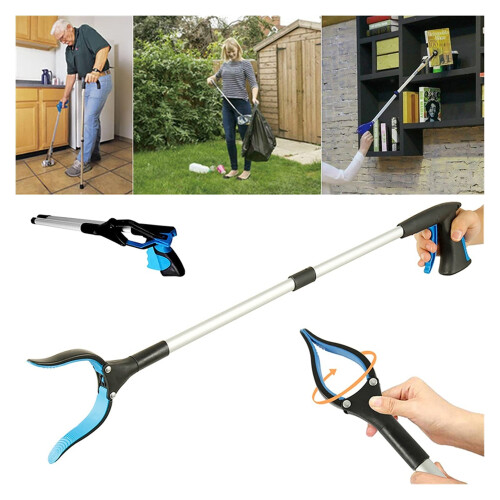 Foldable Litter Picker Tool with Extended Reach and Ergonomic Grip for Easy Garbage Pickup 1