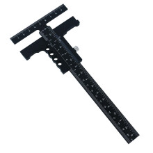 TShaped Woodworking Marking Gauge with Adjustable Slide Ruler Precision Layout Tool for Carpentry