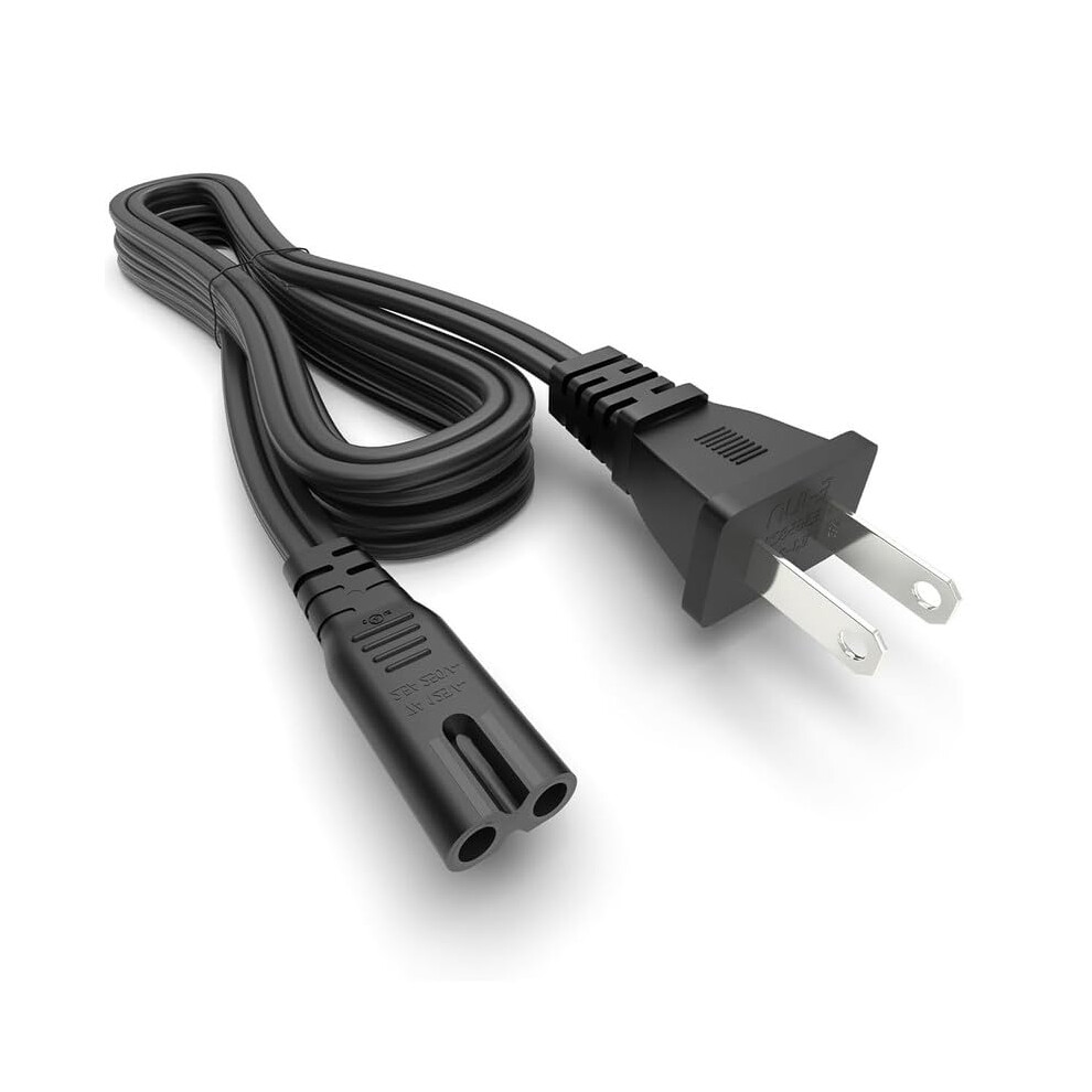Ac Power Cord 2 Prong 4Ft Replacement For Elliptical Machine, Tv, Computer, Wide Compatibility 9455672245944