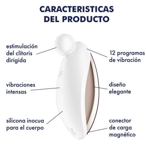 SATISFYER Vibratore Bianco 2