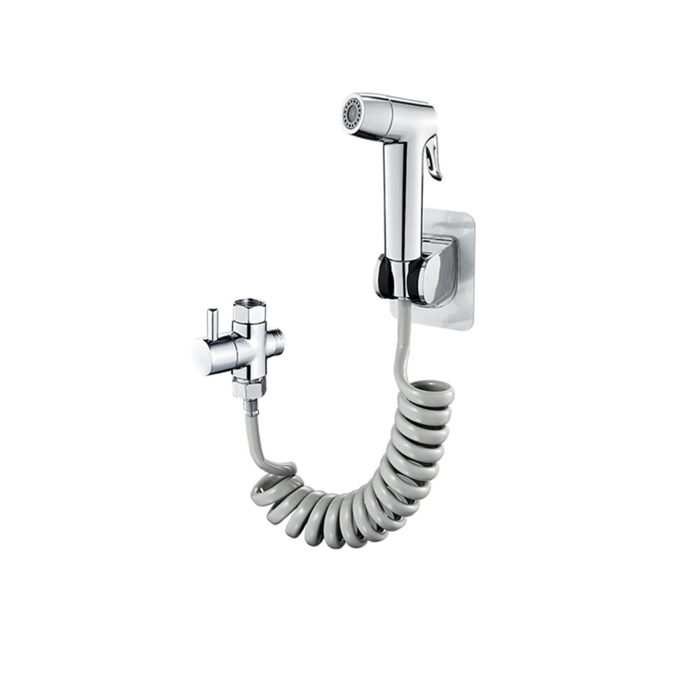Handheld Bidet Sprayer For Toilet With Dual Water Pressure Modes, 3.5M Retractable Hose, Chrome 9092120699654