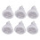 Pacote com 6 lâmpadas LED MR11, 4W, 360LM, base GU4, 12V 1