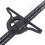 Squadra combinata 300 mm x 2,5 mm nera 10