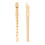 Soprano a otto fori, GFingering Burlywood 32,5  2,5 cm 3