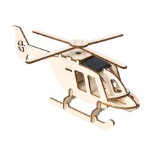 Solar Powered Helicopter Kit for Kids, DIY STEM Building Toy with SolarPowered Propeller, Educational Science Project