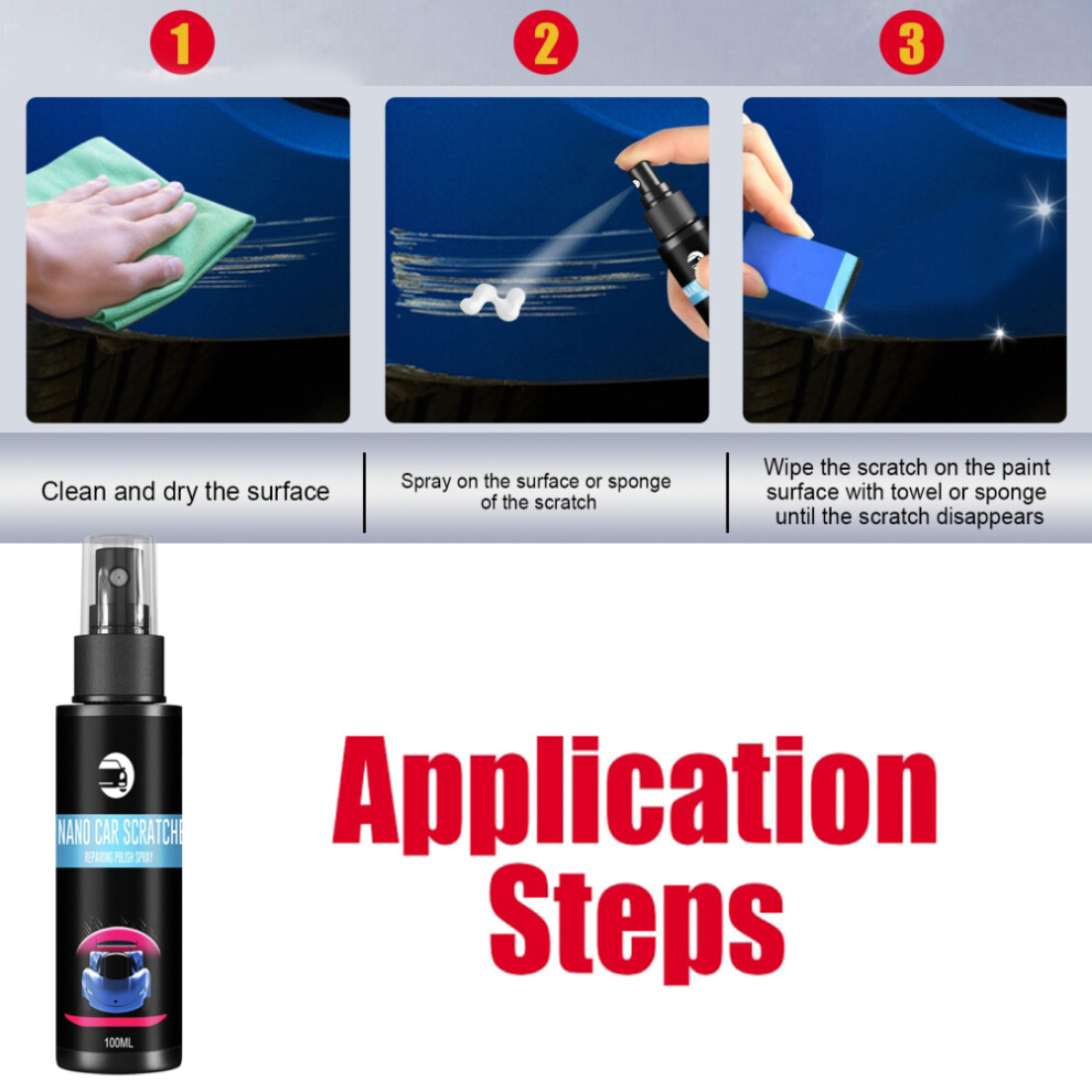 Auto Scratch Swirl Repair Spray 100Ml 7444352454273