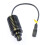 LED Microscope Light 8mm Coaxial Illuminator 3W 6500K Cool White with Control Box 3
